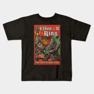 The First Elden Lord! Comic Cover Fan Art Kids T-Shirt